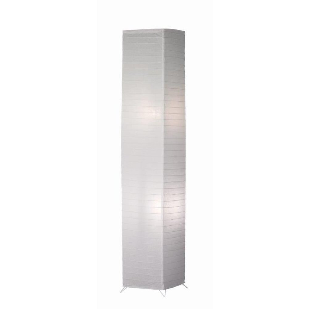 Lampadaire Reality BAMBOO Blanc, 2 lumières main product photo