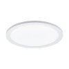 Plafonnier Eglo CONNECT SARSINA-C LED Blanc, 1 lumière, Télécommandes, Changeur de couleurs