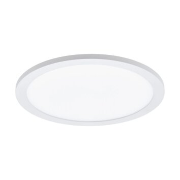 Plafonnier Eglo CONNECT SARSINA-C LED Blanc, 1 lumière, Télécommandes, Changeur de couleurs