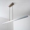 Suspension Masterlight Real LED Aluminium, Nickel mat, 1 lumière