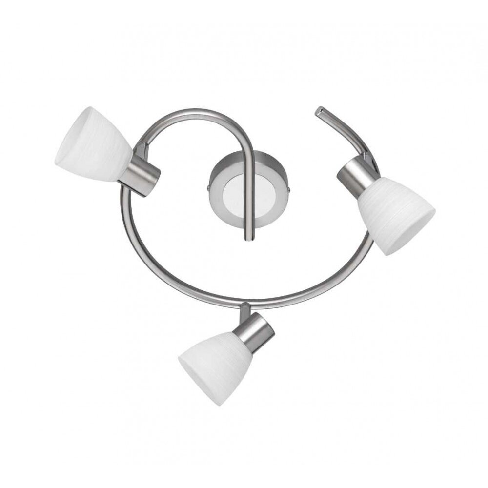 Spot Trio CARICO LED Nickel mat, 3 lumières main product photo