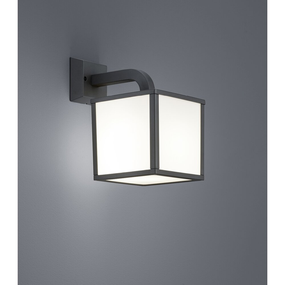 Applique murale d'extérieur Trio CUBANGO Anthracite, 1 lumière main product photo