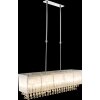 Suspension Globo Sierra LED Chrome, 8 lumières