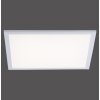 Plafonnier Leuchten Direkt Ls-FLAT LED Blanc, 1 lumière, Télécommandes, Changeur de couleurs