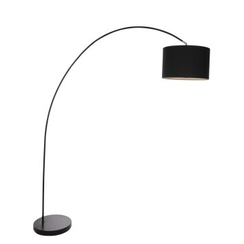 Lampadaire Steinhauer Twaki Noir, 1 lumière