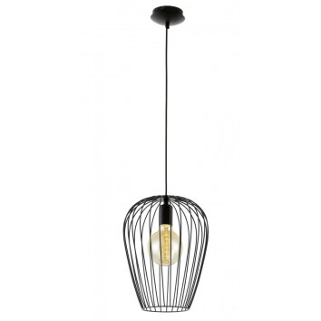 Lampe suspendue Eglo NEWTOWN Noir, 1 lumière