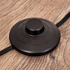 Lampadaire Pany Noir, 1 lumière