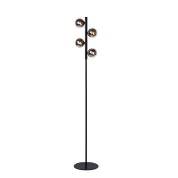 Lampadaire Lucide TYCHO Noir, 4 lumières