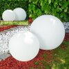 Set de boules lumineuses Arslev Blanc, 2 lumières