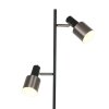 Lampadaire Steinhauer Fjorgard Noir, 2 lumières
