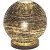 Lampe de table Holländer BUFFONE Or, Noir, 1 lumière