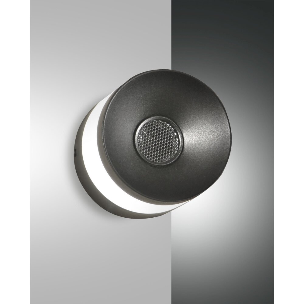Applique murale Fabas Luce Billie LED Noir, 1 lumière main product photo
