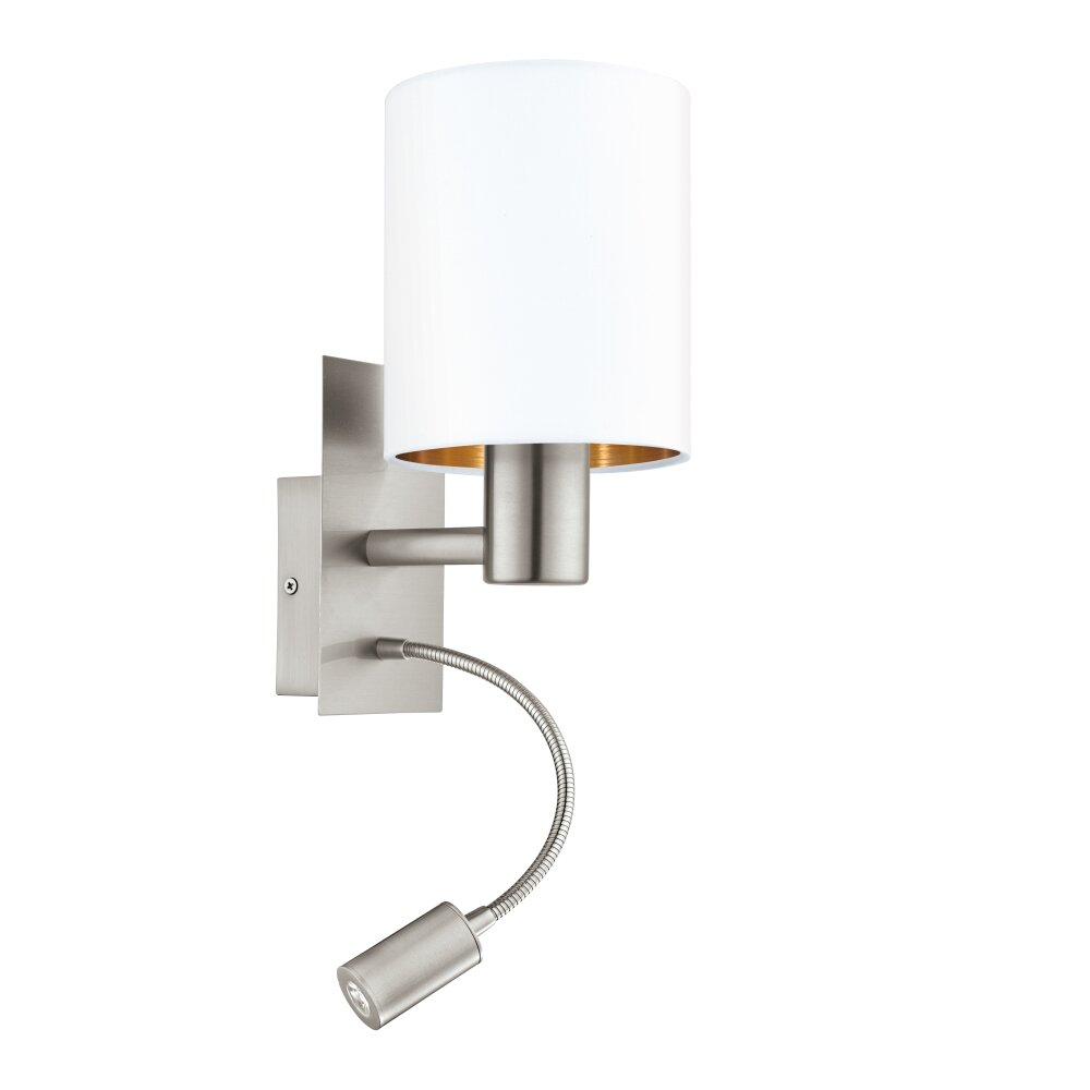 Applique murale Eglo PASTERI LED Nickel mat, 2 lumières main product photo