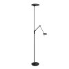 Lampadaire Steinhauer Zodiac LED Noir, 2 lumières