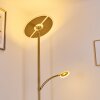 Lampadaire Cazis LED Laiton, 2 lumières