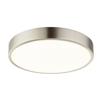 Plafonnier Globo KRULL LED Nickel mat, 1 lumière