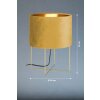 Lampe de table Fischer & Honsel Aura Or, 1 lumière