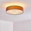Plafonnier Foggia Nickel mat, 3 lumières