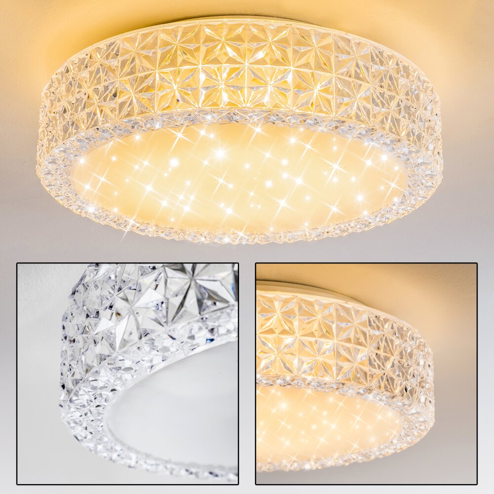 Plafonnier Norra LED Blanc, 1 lumière main product photo