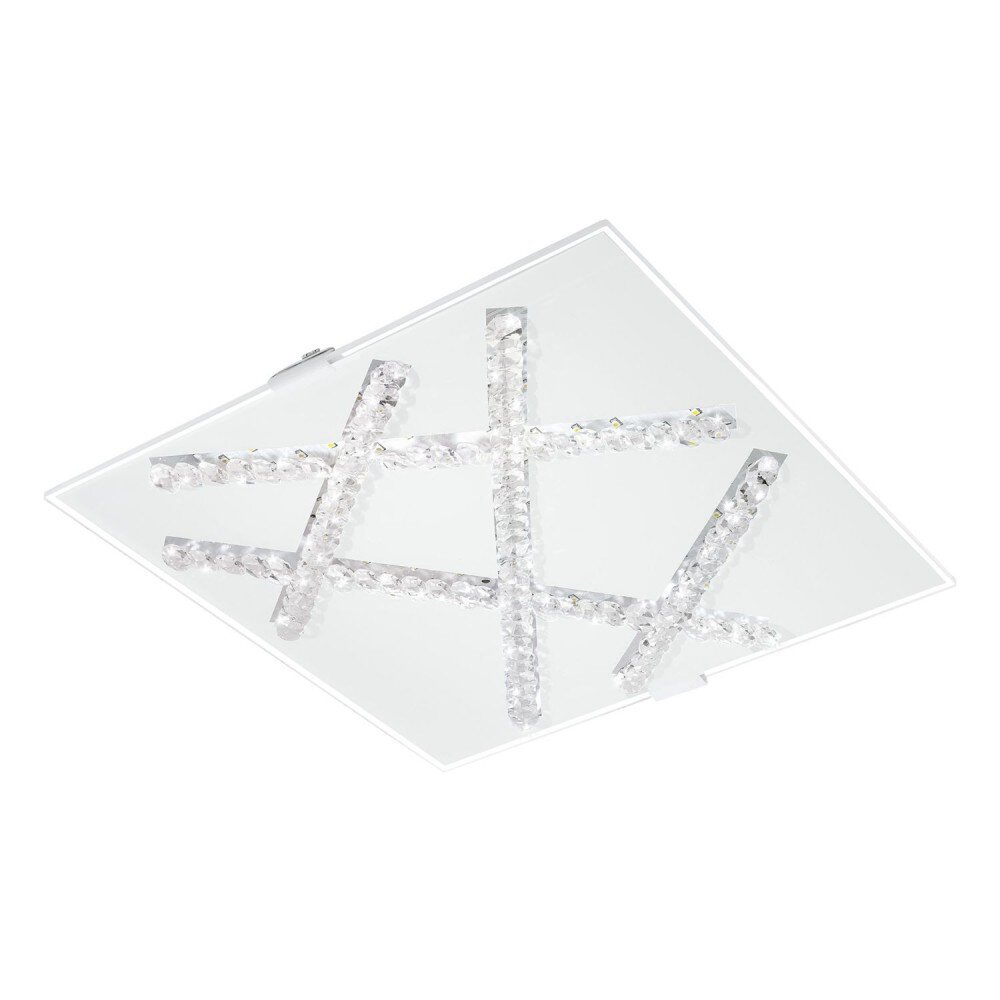 Applique ou plafonnier Eglo SORRENTA LED Aspect cristal, Blanc, 1 lumière main product photo