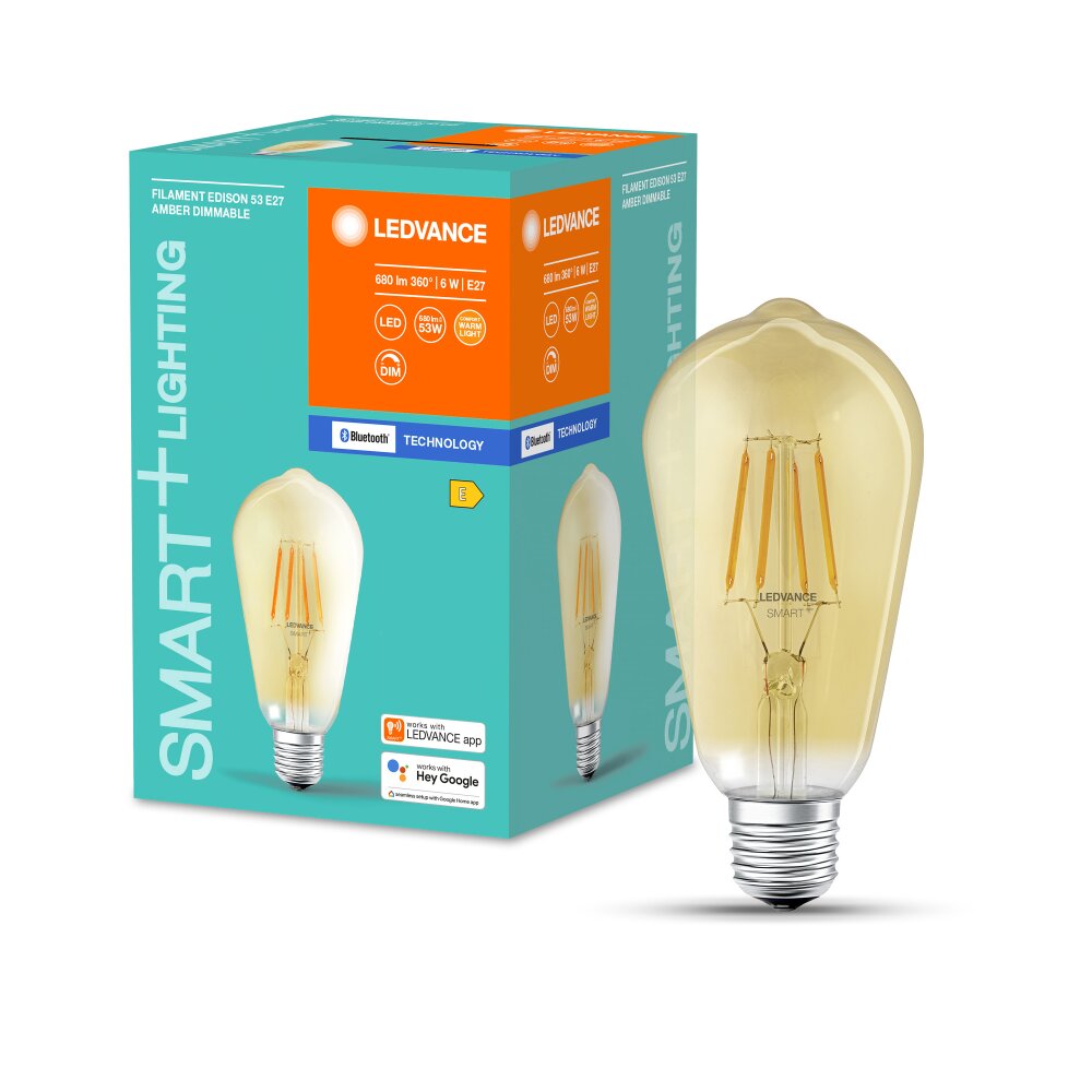 LED E27 5,5 Watt 2500 Kelvin 600 Lumen LEDVANCE SMART+ main product photo