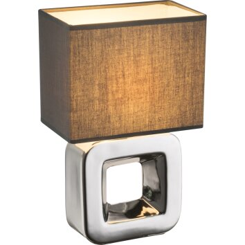 Lampe à poser Globo KILAUEA Chrome, 1 lumière Lampe à poser Globo KILAUEA Chrome, 1 lumière