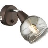 Applique murale Globo Isla LED Bronze, 1 lumière