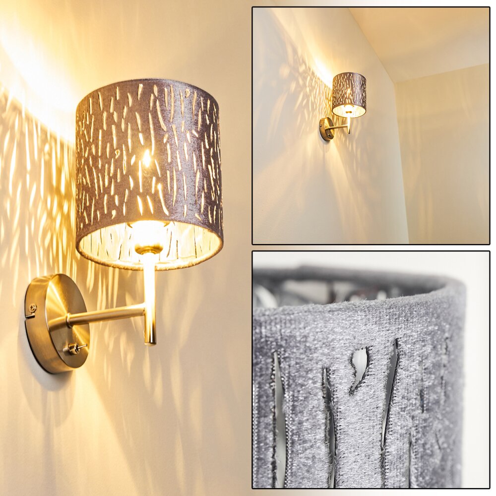 Applique murale LIARED Nickel mat, 1 lumière main product photo