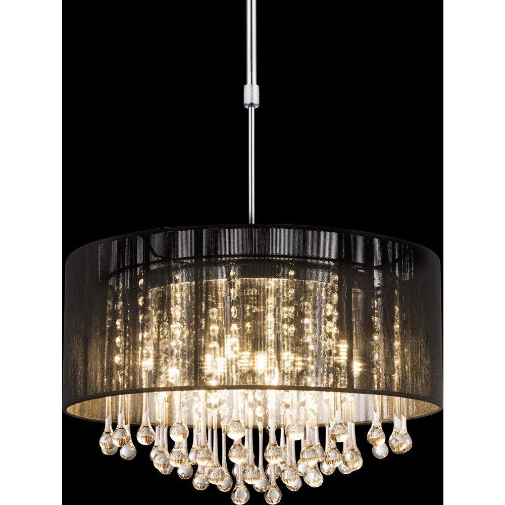 Suspension Globo Bagana LED Chrome, 12 lumières main product photo