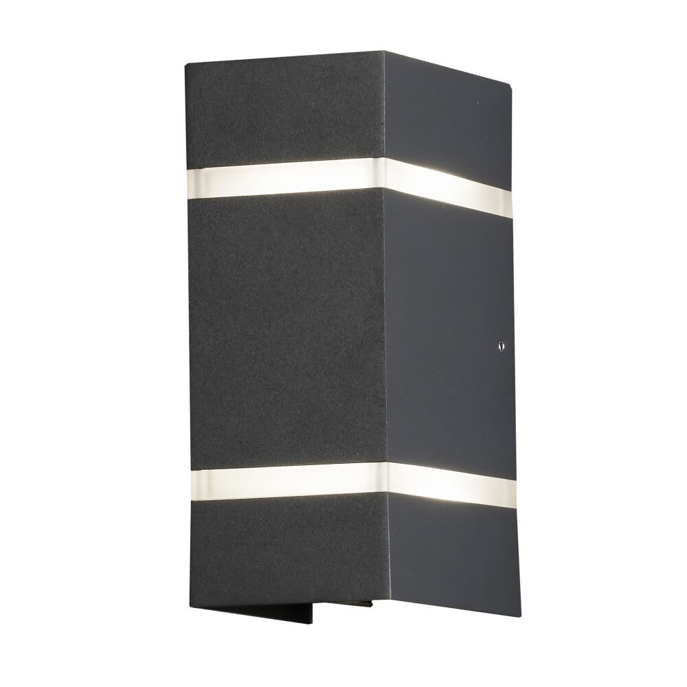 Applique murale d'extérieur Konstsmide CREMONA LED Anthracite, 2 lumières main product photo