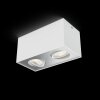 Plafonnier Philips Box LED Blanc, 2 lumières