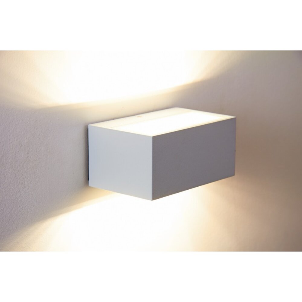 Applique murale d'extérieur LED Lutec Blanc, 1 lumière main product photo