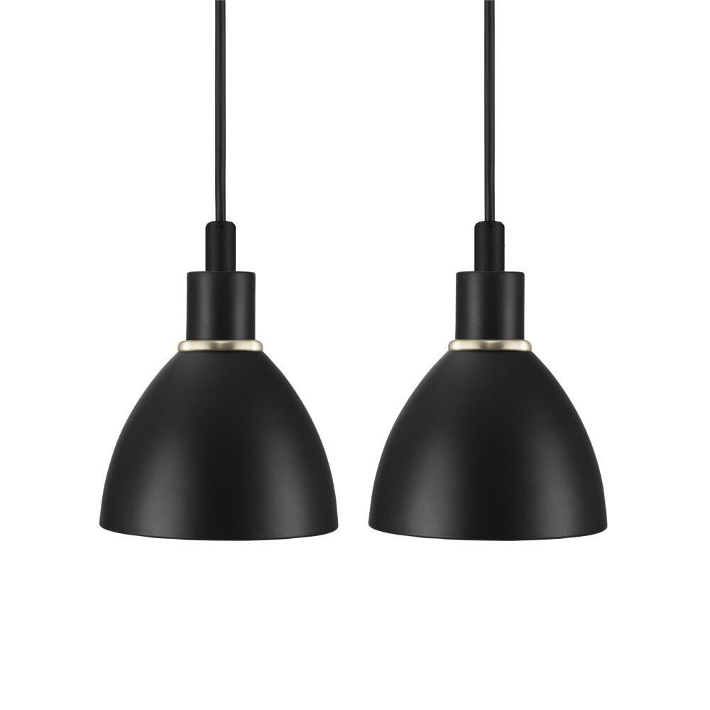 Lampe pendante Nordlux RAY Noir, 2 lumières main product photo