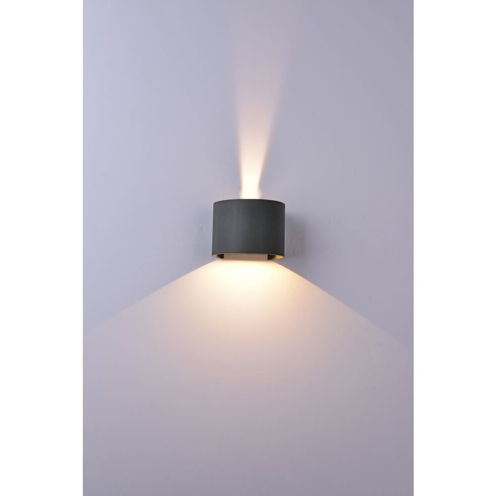 Applique murale d'extérieur Mantra DAVOS LED Gris, 1 lumière main product photo