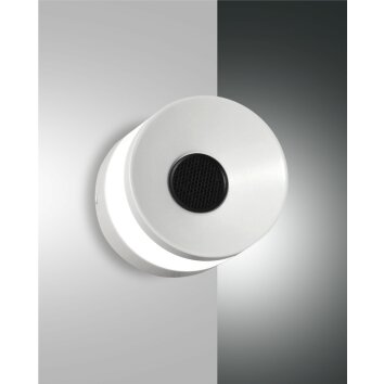 Applique murale Fabas Luce Billie LED Blanc, 1 lumière