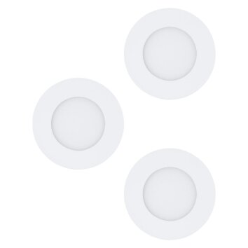 Spot encastrable Eglo FUEVA LED Blanc, 3 lumières
