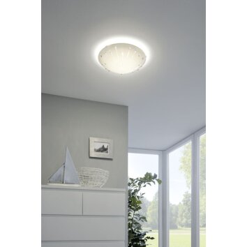 Plafonnier Eglo MARGITTA 1 LED Blanc, 1 lumière