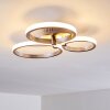Plafonnier Volonne LED Acier inoxydable, Argenté, 3 lumières
