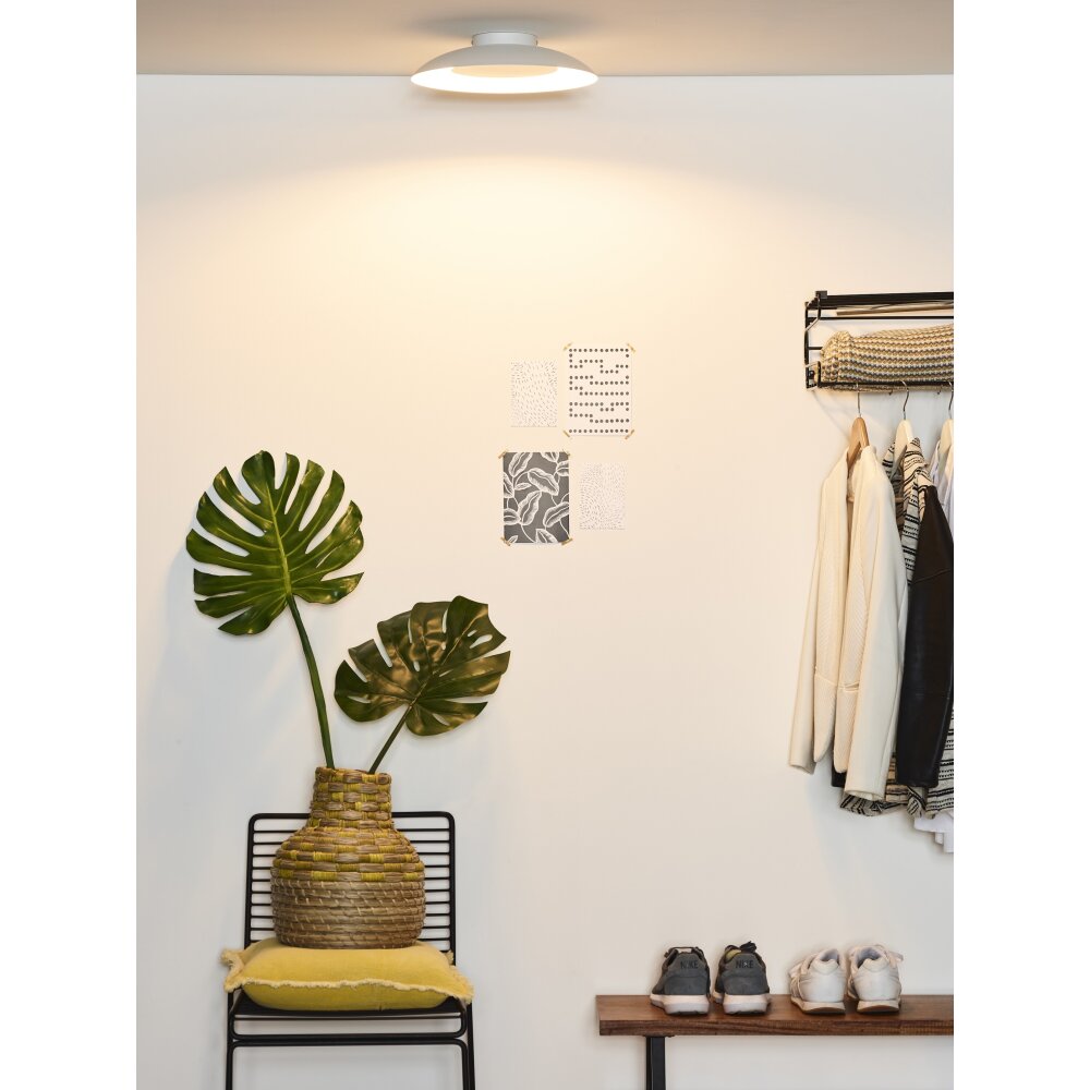 Plafonnier Lucide FOSKAL LED Blanc, 1 lumière main product photo