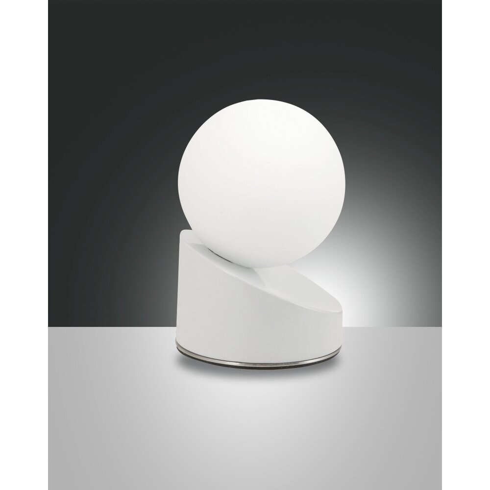Lampe à poser Fabas Luce Gravity LED Blanc, 1 lumière main product photo