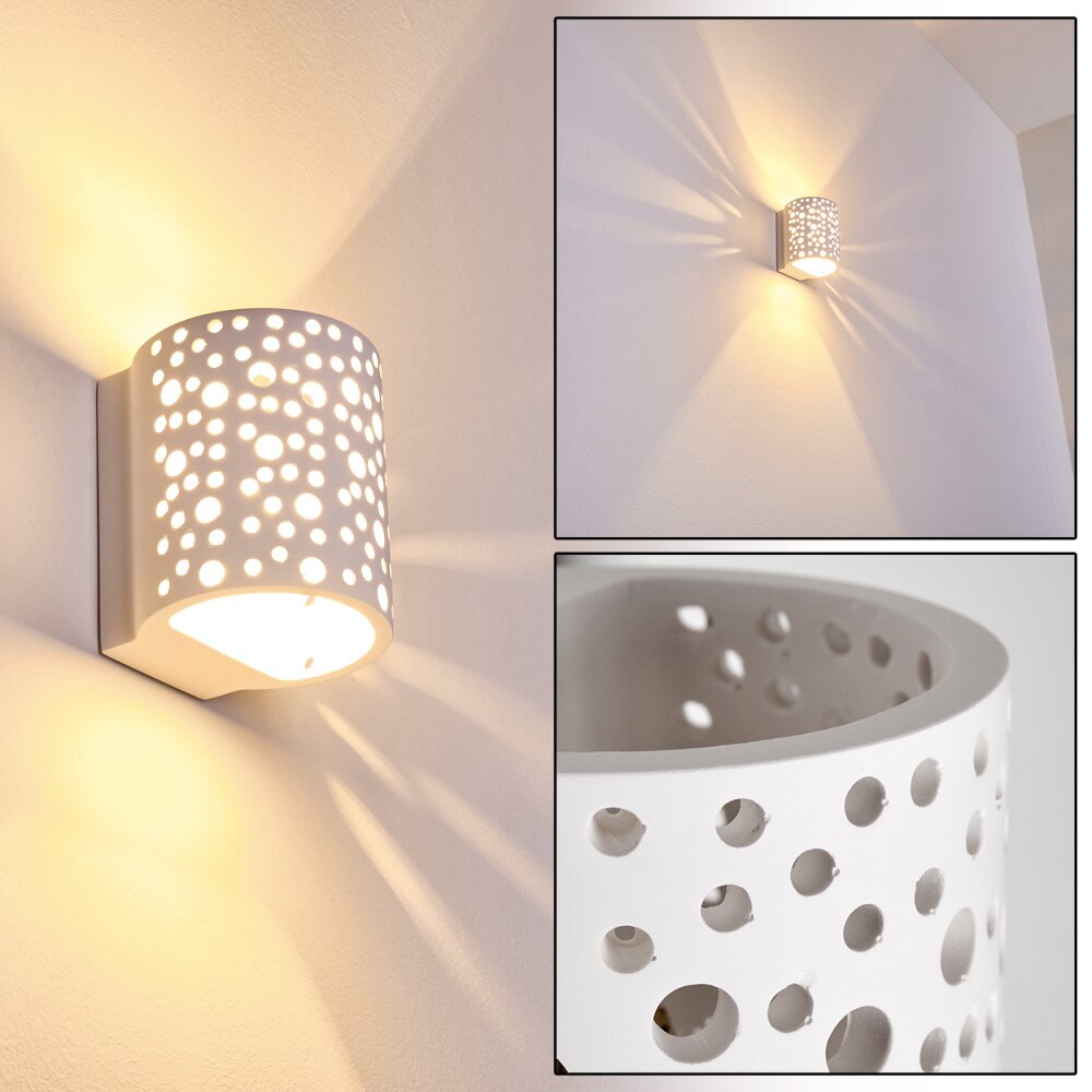 Applique murale Glenden Blanc, 1 lumière main product photo