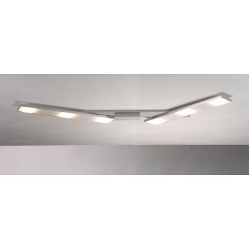 Plafonnier BOPP SLIGHT LED Aluminium, 6 lumières