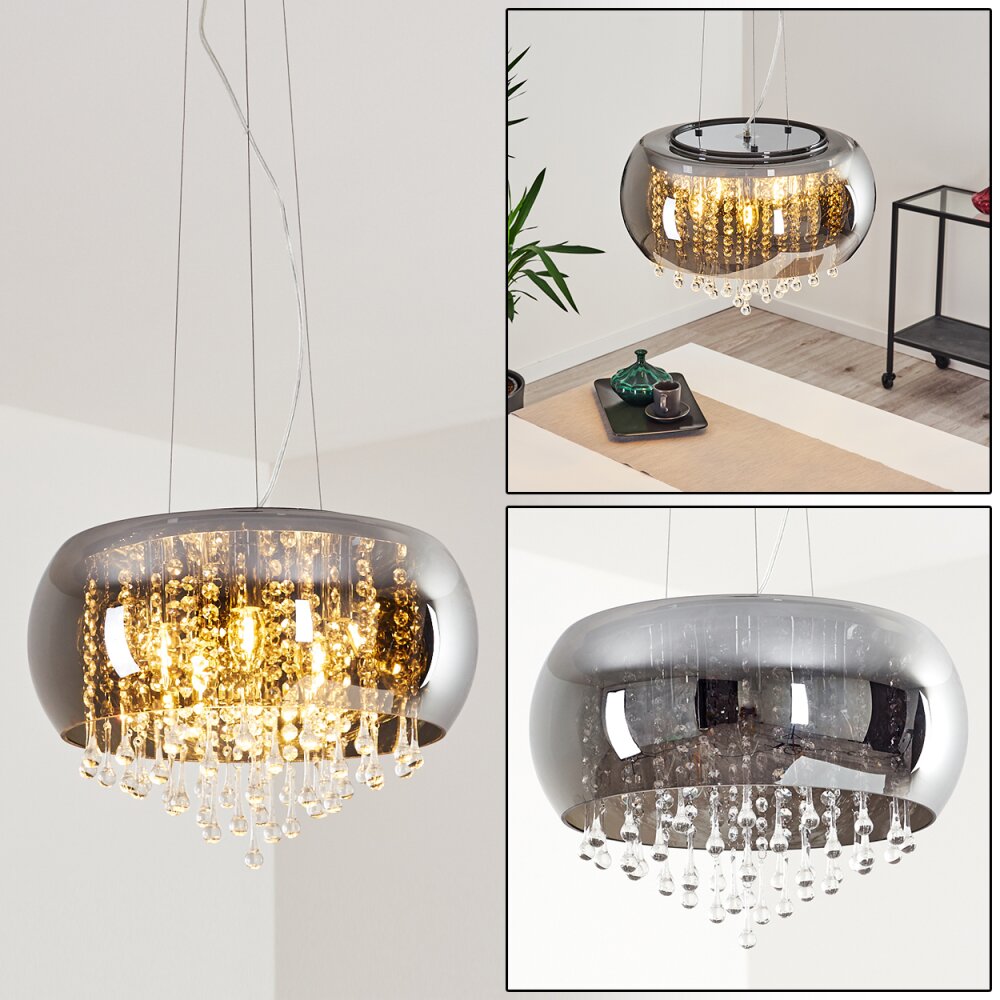Suspension Ventspils Chrome, 5 lumières main product photo