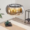 Suspension Ventspils Chrome, 5 lumières