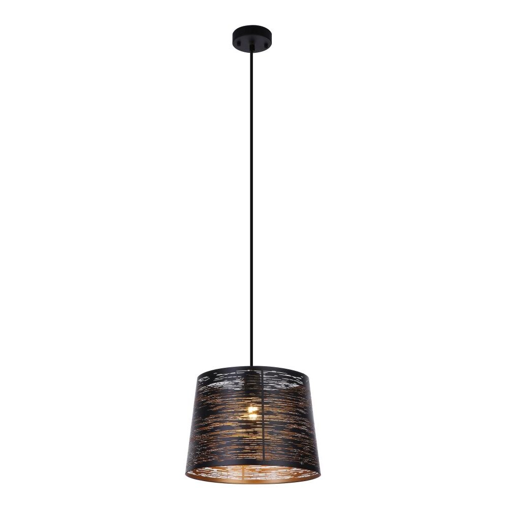 Suspension Globo CONE Noir, 1 lumière main product photo