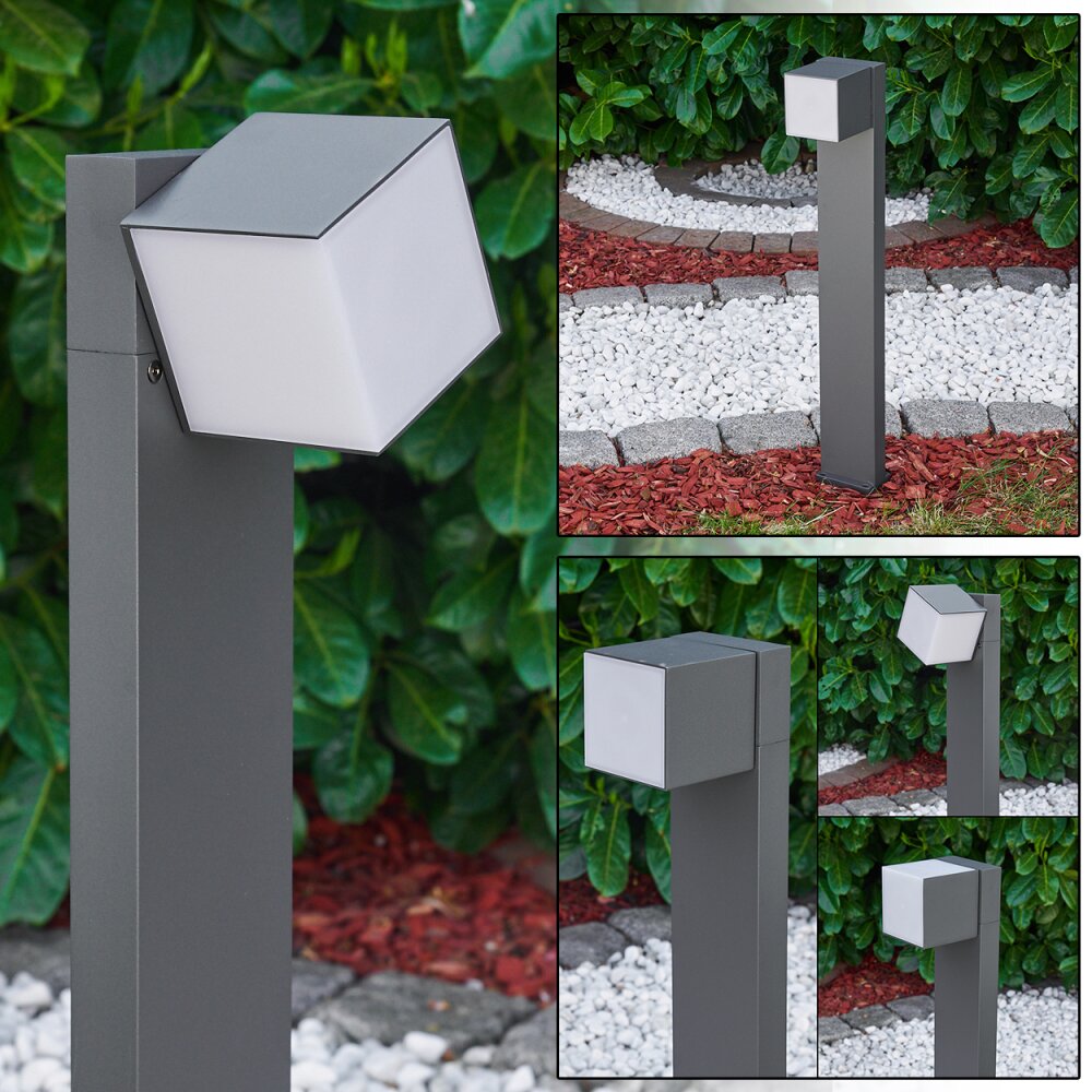 Borne lumineuse Swanek LED Anthracite, 1 lumière main product photo