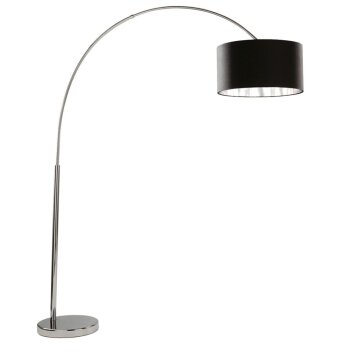 Lampadaire Searchlight ARCS Chrome, 1 lumière