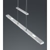 Suspension Trio-Leuchten Lacal LED Nickel mat, 7 lumières