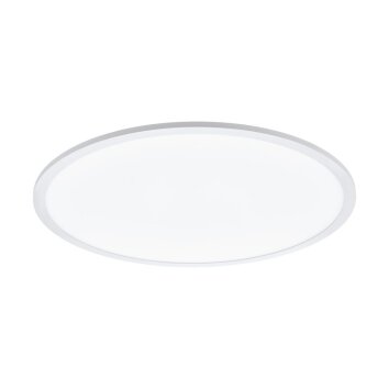 Plafonnier Eglo CONNECT SARSINA-C LED Blanc, 1 lumière, Télécommandes, Changeur de couleurs