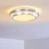 Plafonnier Mirabeau LED Blanc, 2 lumières, Télécommandes, Changeur de couleurs